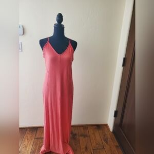 Coral Maxi Dress